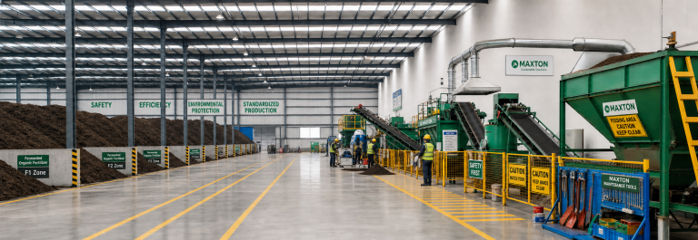 Línea de Producción de Fertilizante Orgánico Completa | MAXTON
